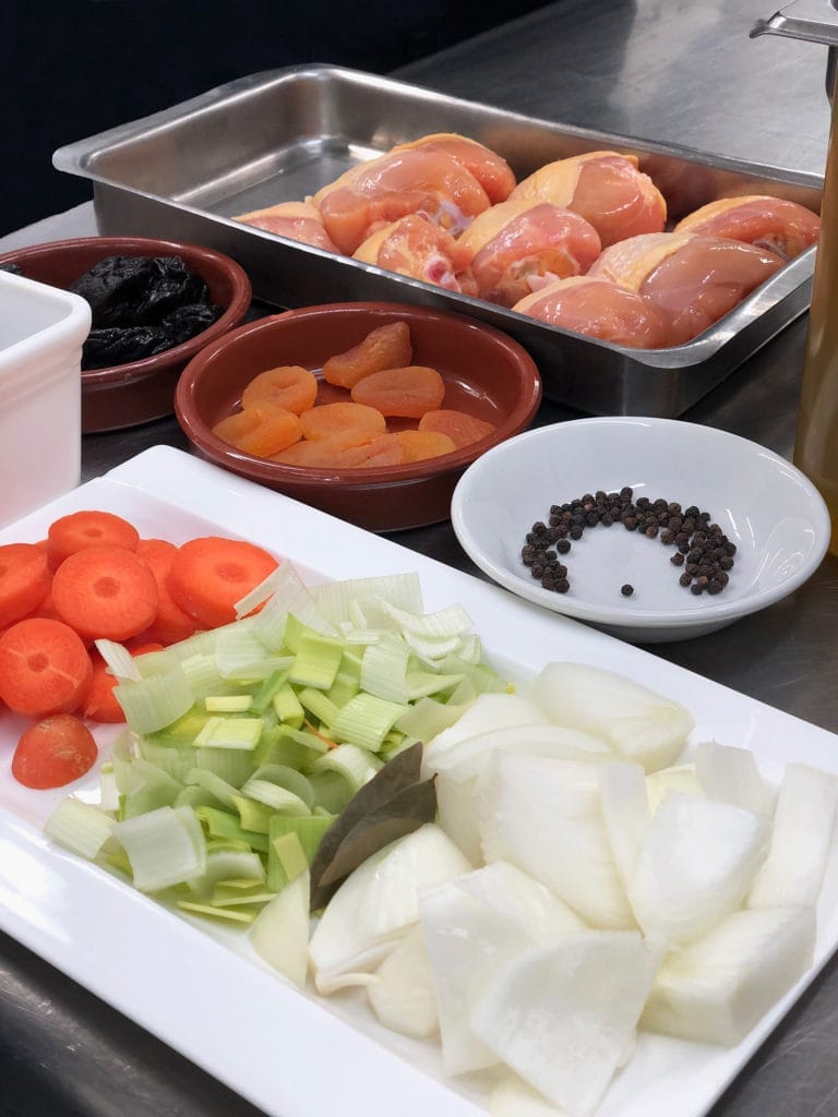 Ingredientes terrina de pollo a la catalana
