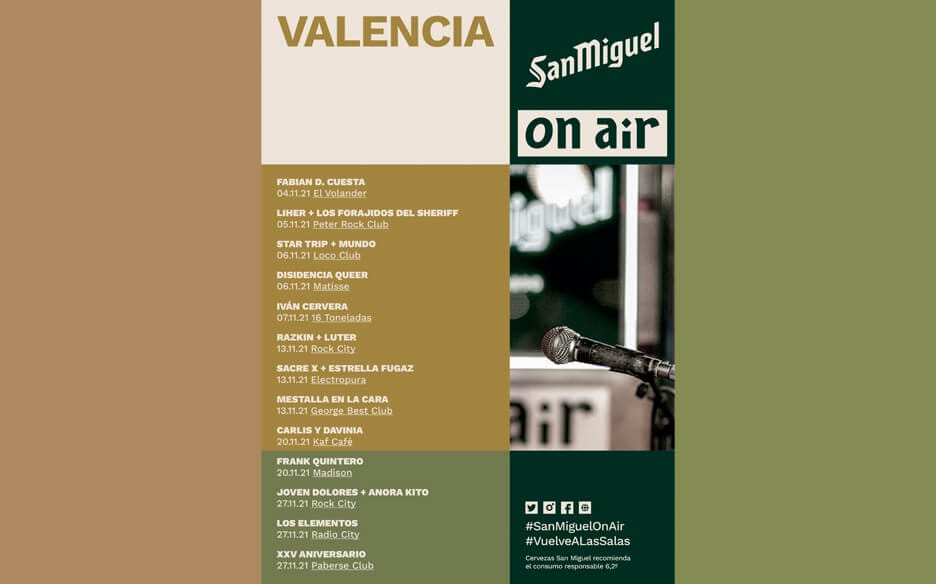 San Miguel On Air Valencia 2021