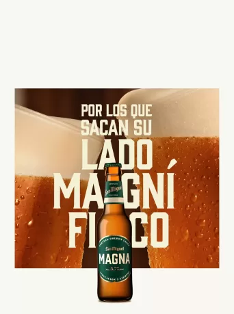 No te pierdas nada y comparte tus momentos cerveceros con el hashtag #PorLosQueSacanSuLadoMagnífico