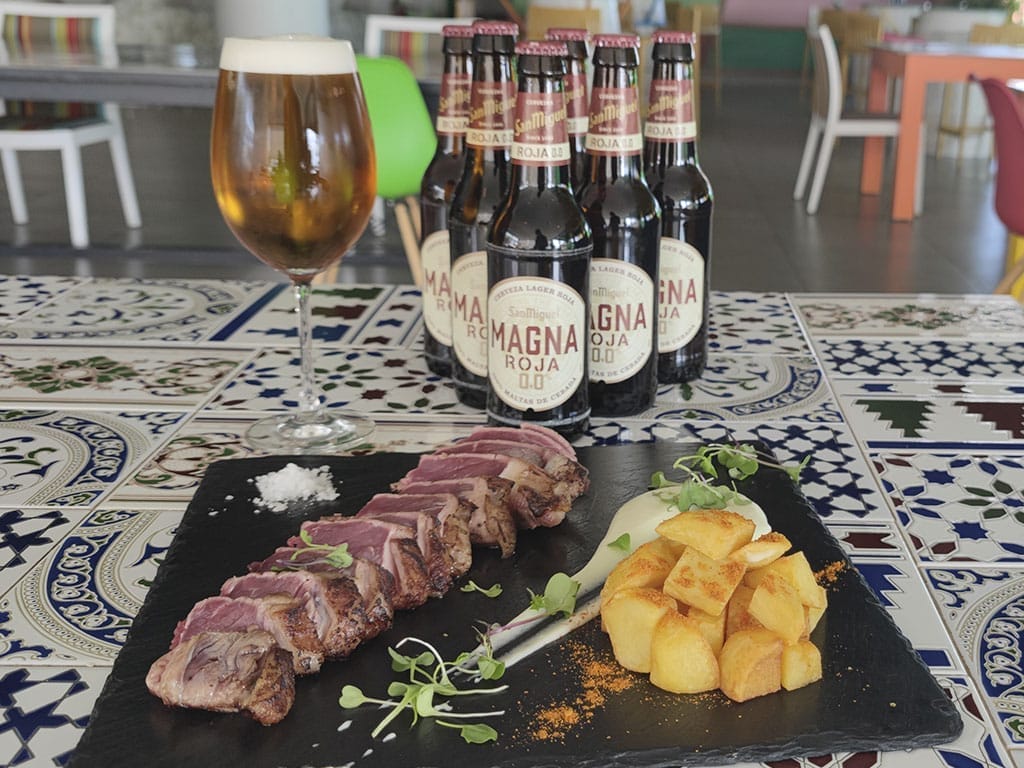 Lomo de Ternera a la Brasa - Cervezas San Miguel