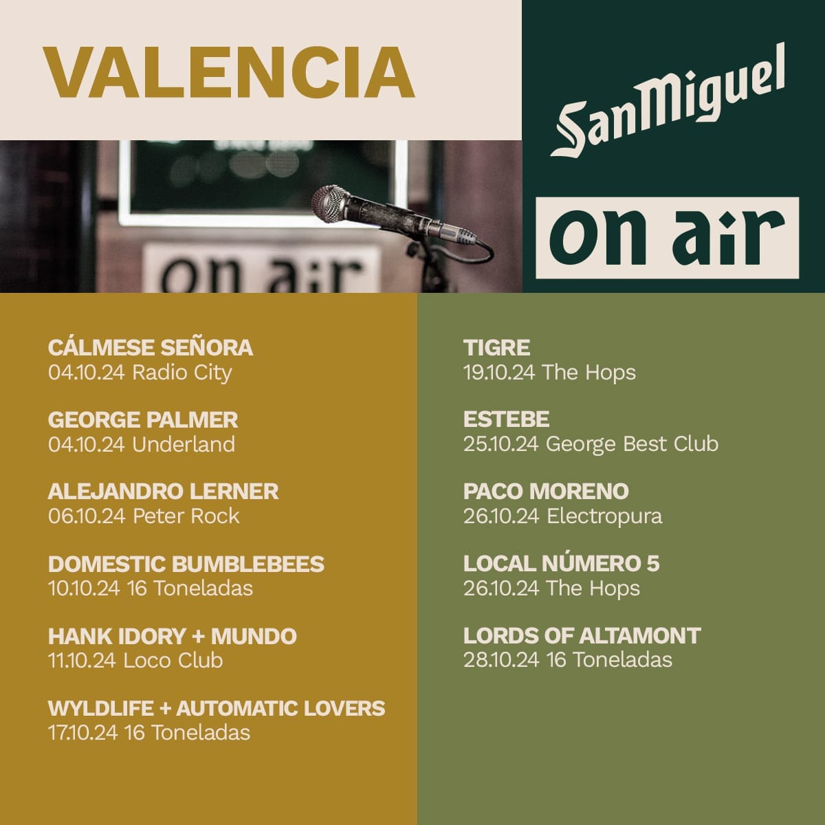 San Miguel On Air Valencia