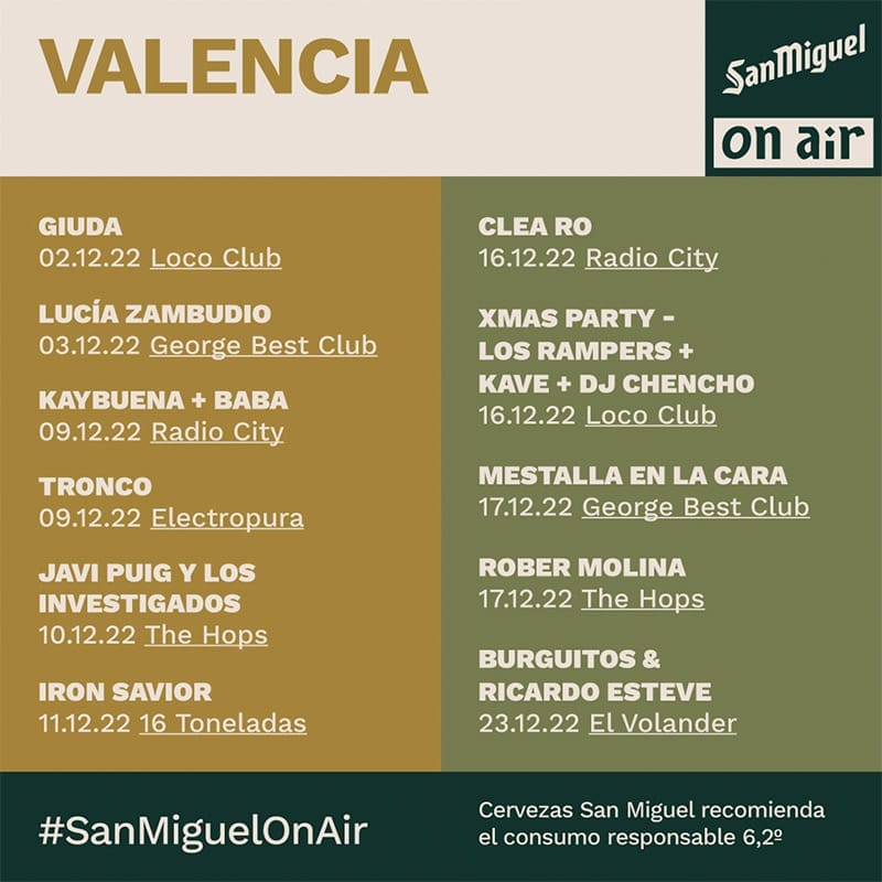 San Miguel On Air Valencia
