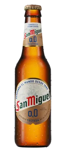 San Miguel 0,0 Tostada