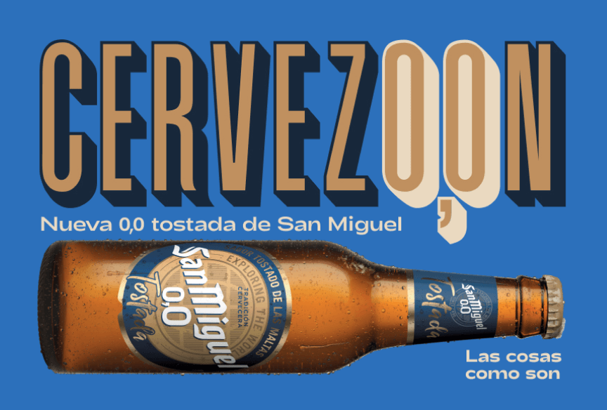 Presentamos la nueva 0,0 tostada de San Miguel.