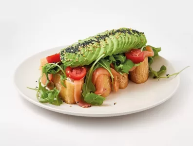 Hann avocado salmon toast