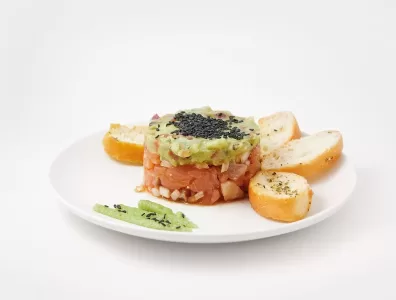 Tartar de salmón