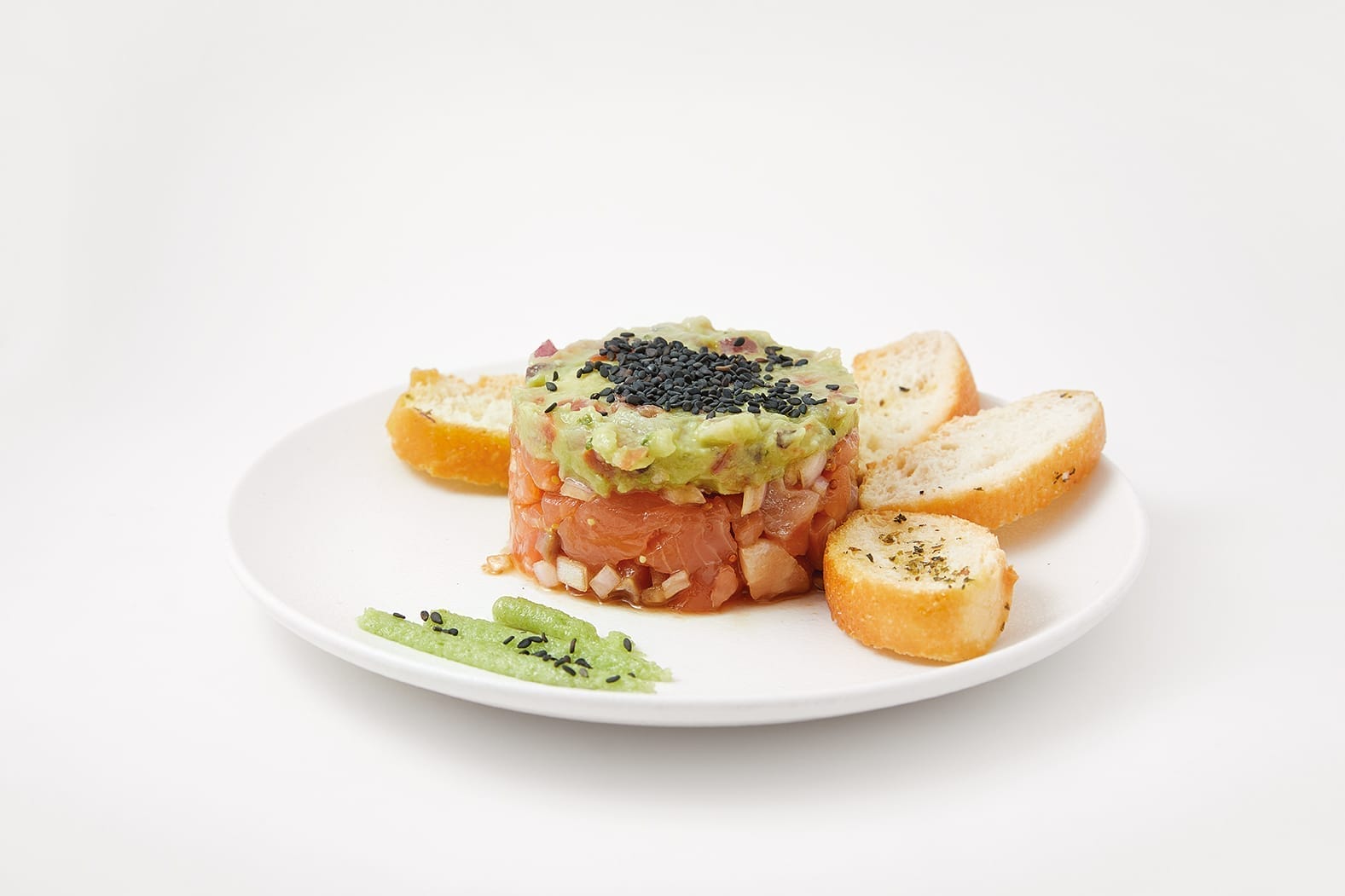 Tartar de salmón