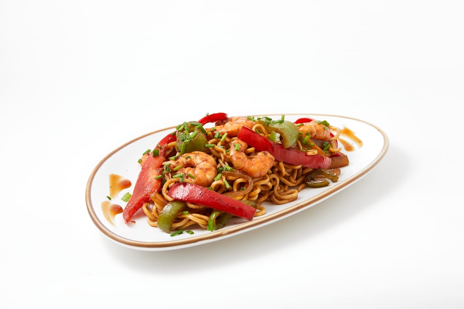 Wok de langostino 
