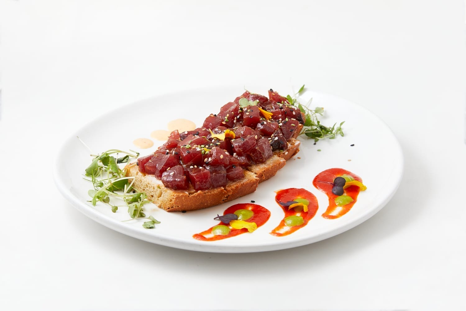 Tosta de atún rojo 