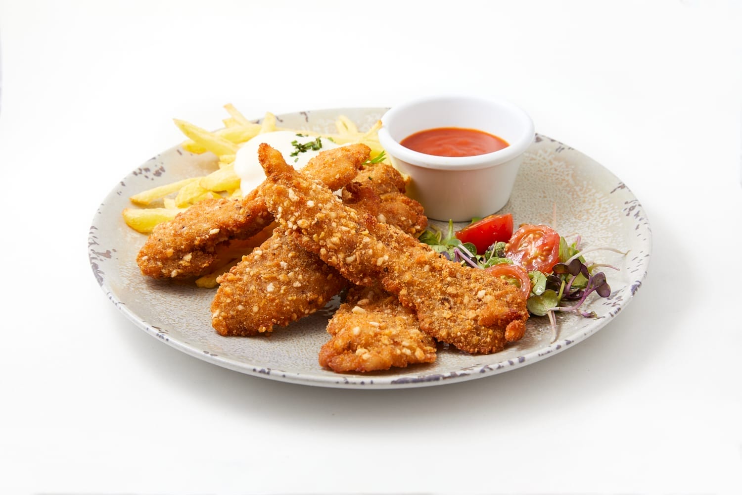 Solomillo de pollo crujiente
