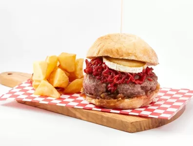 Hamburguesa de piquillo 