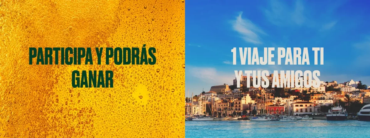 Participa y podrás ganar 4 viajes para ti y tus amigos