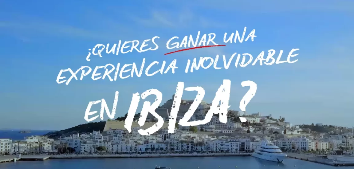 Gana un viaje para ti y tus amigos a Ibiza