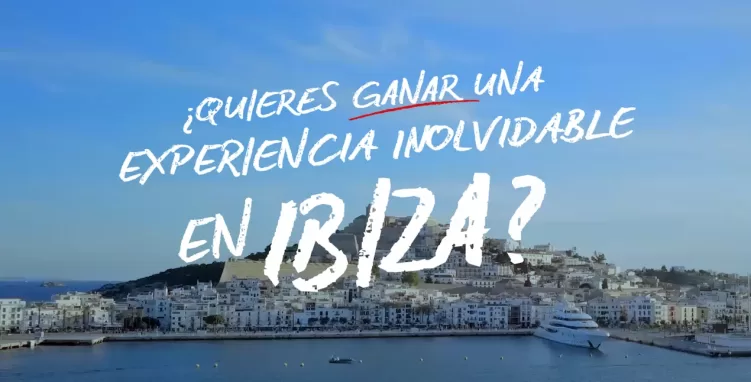 Gana un viaje para ti y tus amigos a Ibiza