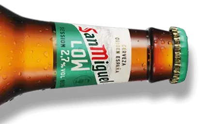 Disfruta de San Miguel Low en bares y restaurantes cercanos a ti
