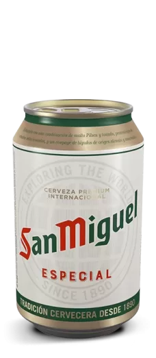 San Miguel 6 pack cans