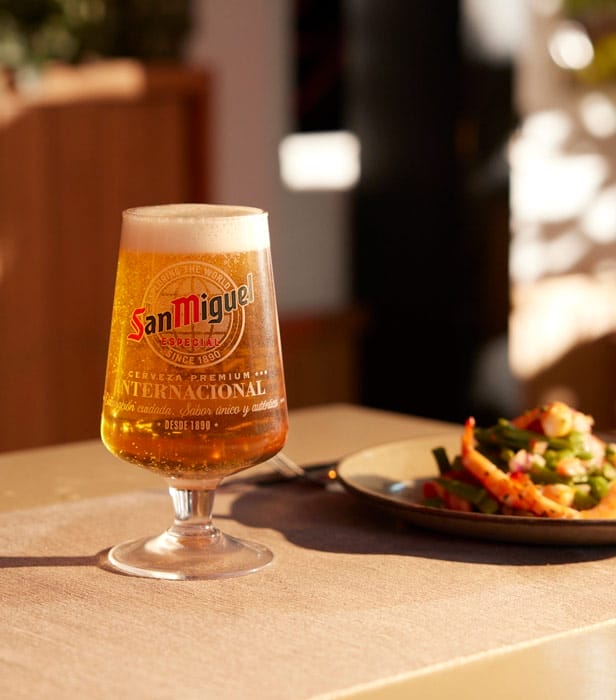 San Miguel Especial and great food: the perfect match